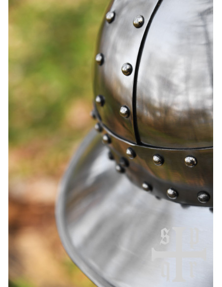 Medieval Kettle Helmet 14th Century...