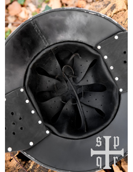 Medieval Kettle Helmet 14th Century...