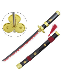 Miniature bamboo katana Enma black from Zoro - One Piece