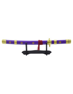 Purple bamboo miniature katana Enma black from Zoro - One... 2