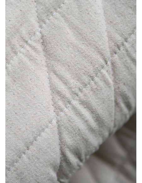 Padded gambeson with buckles, natural...