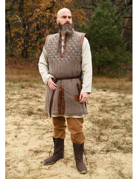 Medieval sleeveless decorated...