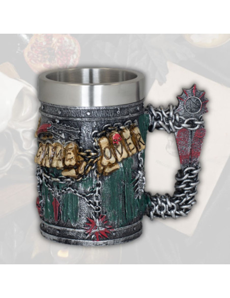 SteamPunk Game Over Resin Mug (14.3 cm)
