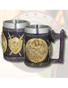 Medieval Roman Resin Mug (14 cm.)