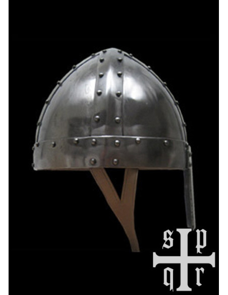 Medieval Spangenhelm type helmet with...