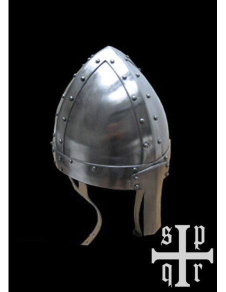 Medieval Spangenhelm type helmet with...