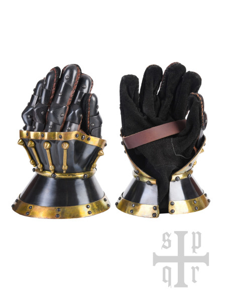 Hourglass gauntlets Milan year 1370,...