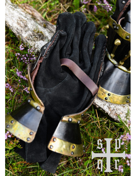 Hourglass gauntlets Milan year 1370,...