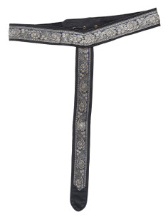 Medieval belt decorated in Y, black