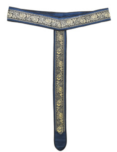 Medieval belt decorated in Y, blue color