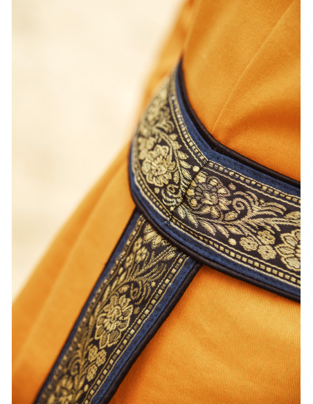 Medieval belt decorated in Y, blue color