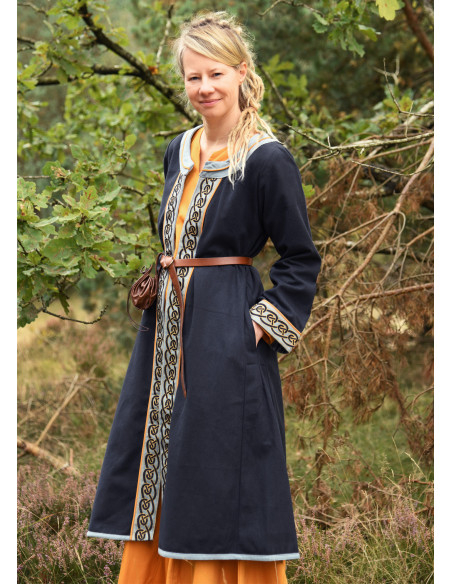 Viking embroidered coat model Ella,...