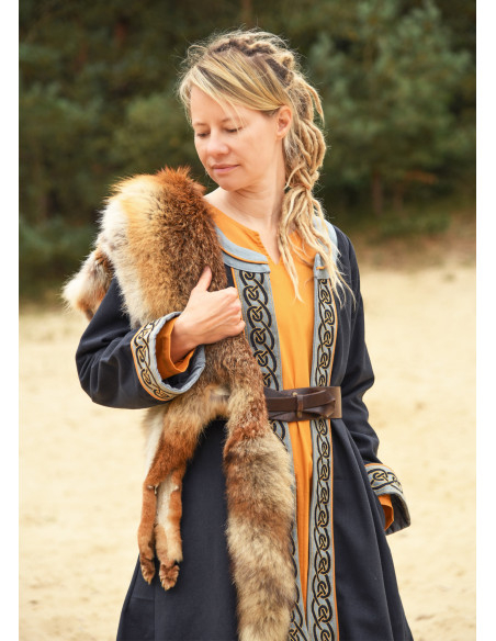 Viking embroidered coat model Ella,...