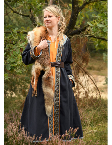 Viking embroidered coat model Ella,...