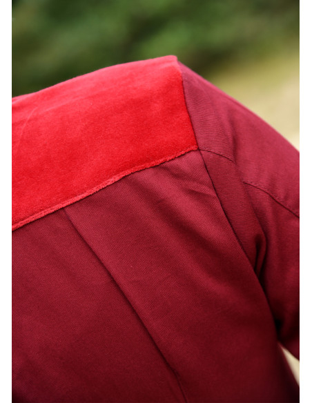 Medieval long dress model Meira, red... Medieval long dress model Meira, red...