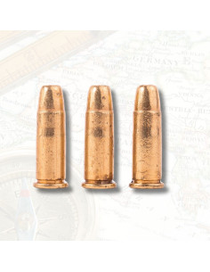 Pack of 3 metal rifle bullets