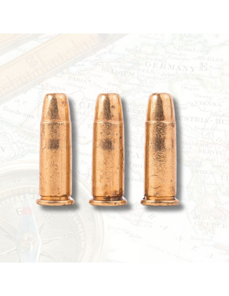 Pack of 3 metal rifle bullets Pack of 3 metal rifle bullets