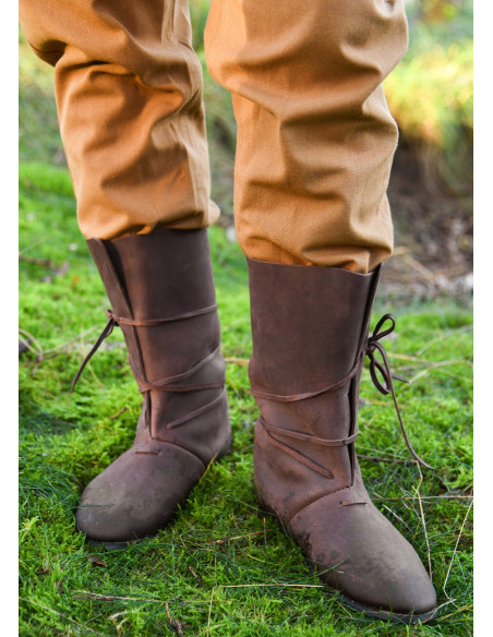 Viking Oseberg boots with laces,...