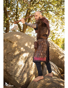 Tassets or Varego Pouches, brown (pair)