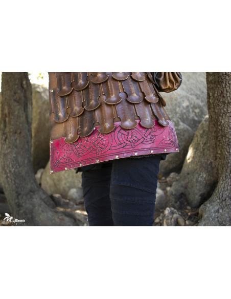 Tassets or Varego Pouches, brown (pair)