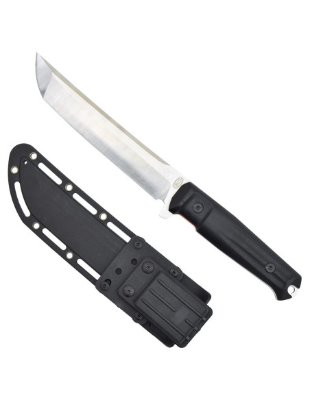 SCK hunting knife with rigid belt sheath