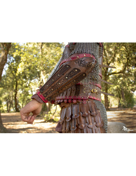 Varangian Viking Bracers, brown