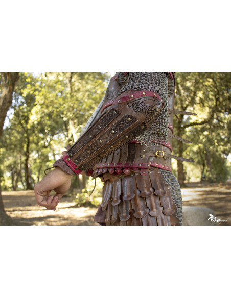 Varangian Viking Bracers, brown