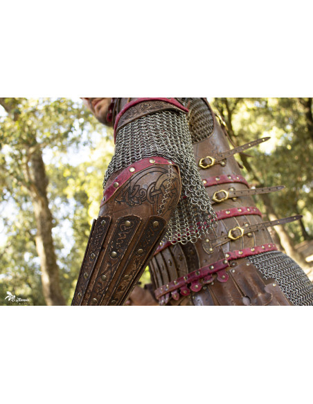 Varangian Viking Bracers, brown