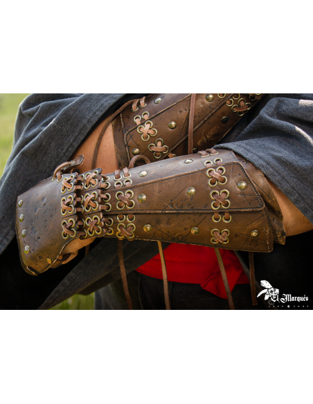 Bushido Samurai Bracers with Gauntlets