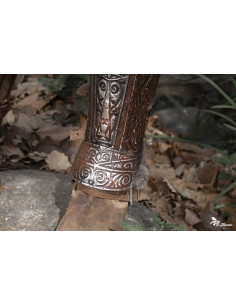 Viking Greaves Barbarians with Engravings 2