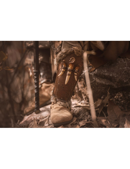 Viking Greaves Berkeser with Fangs