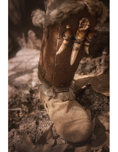 Viking Greaves Berkeser with Fangs