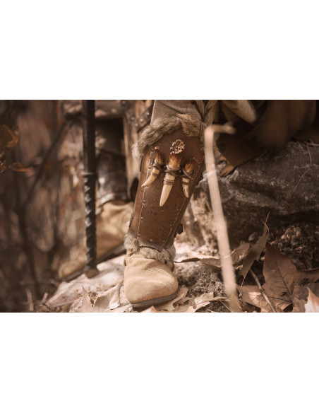 Viking Greaves Berkeser with Fangs