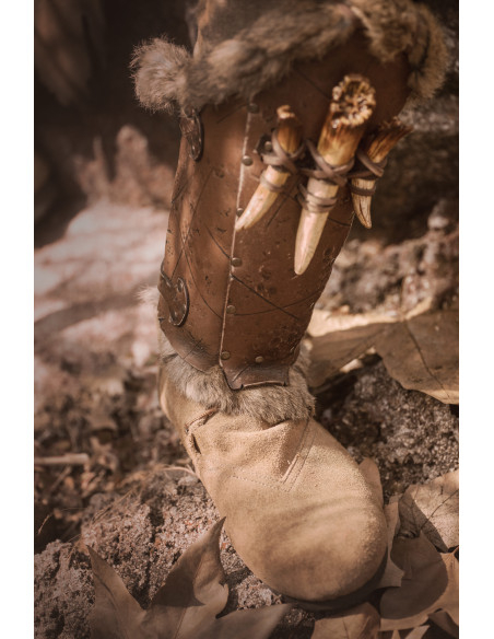 Viking Greaves Berkeser with Fangs