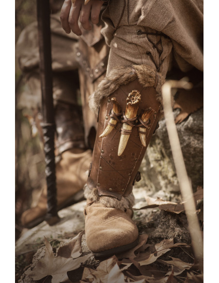 Viking Greaves Berkeser with Fangs