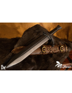 Medieval Soldier's Dagger with Sheath for LARP 2