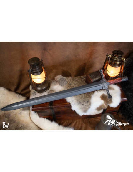 Long Medieval Sword Knight for LARP