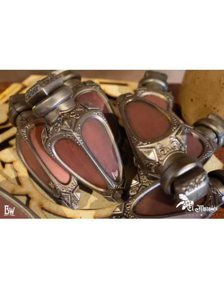 Throwing Magic Potion in Foam