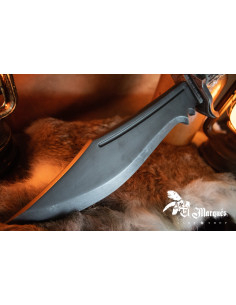 Curved Bowie Knife, made of foam, for LARP 2