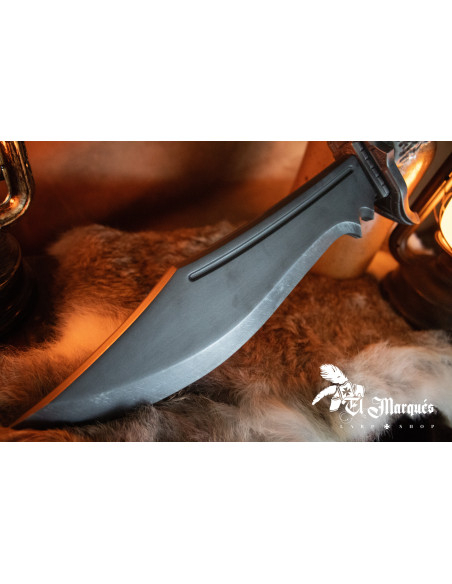 Curved Bowie Knife, made of foam, for... Curved Bowie Knife, made of foam, for...