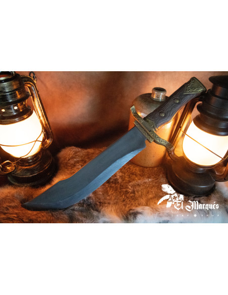 Straight Bowie Knife in Foam for LARP Straight Bowie Knife in Foam for LARP