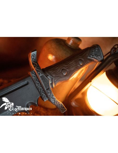 Straight Bowie Knife in Foam for LARP Straight Bowie Knife in Foam for LARP