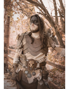 Viking Berserker Warrior Chestplate - Brown