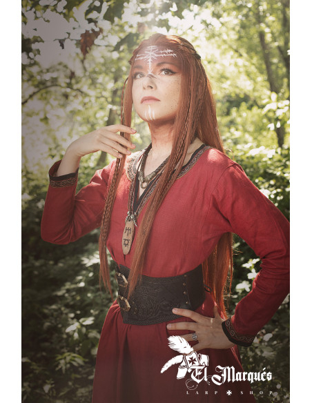 Viking Valkyrie Corset Belt - Brown