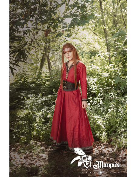 Viking Valkyrie Corset Belt - Brown