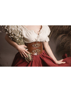 Shire Brown Women's Corset Belt