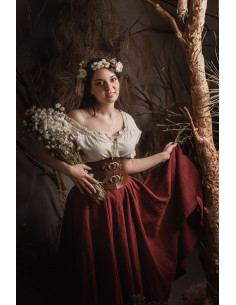 Shire Brown Women's Corset Belt 2