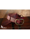 Noble Renaissance Belt in Leather - Red