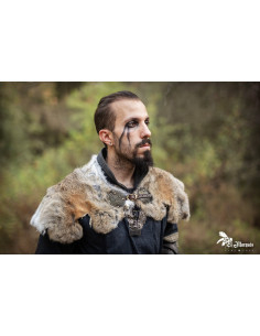 Viking Warrior Cape Fenrir made of rabbit