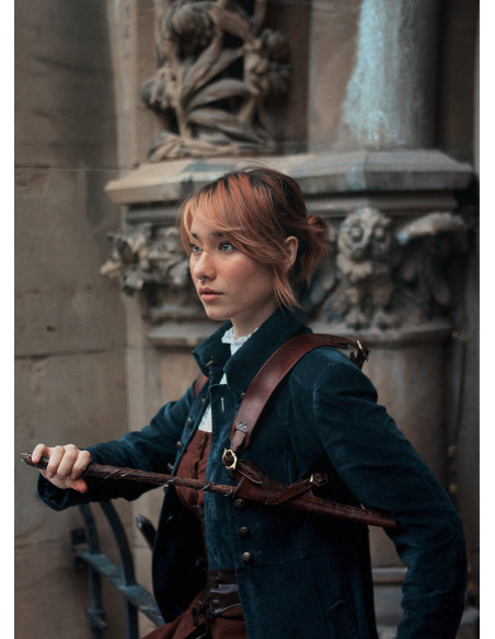 Magic Wand Holder Vest in Leather